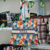 Orange Geometric Pattern Customised Box Tote Bag - Uncommongifts.in
